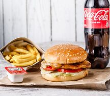 Combo Chesee Burger Chicken