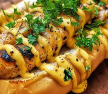 Хот-дог с курицей
