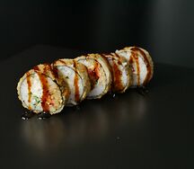 Сяке терияки темпура