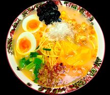 Сырный Рамен с курицей 