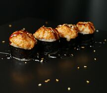 Запеченный с креветкой