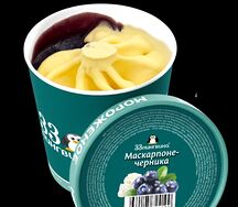 Маскарпоне-черника