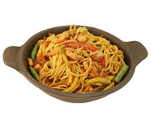 Яичная лапша с овощами