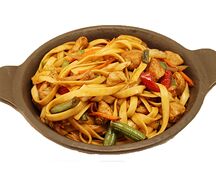 Пшеничная лапша с овощами
