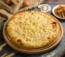 Осетинский пирог с капустой и грибами