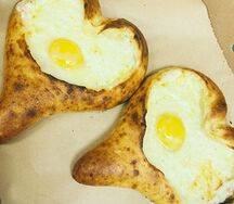 Хачапури по-аджарски Сердечки 