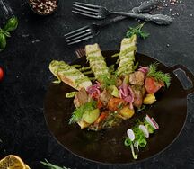 Оджахури с курицей
