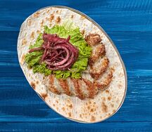 Люля из курицы с ананасами 