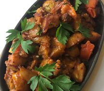 Скворчащая сковородка с говядиной