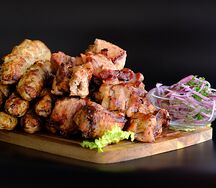 Шашлык из cвинoй корейки