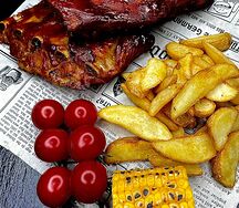 Ребрышки в соусе виски
