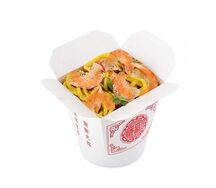 Wok Рамэн с креветкой
