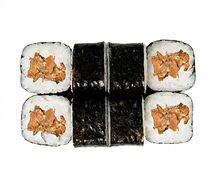 Маки с лососем терияки