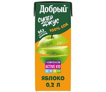 Сок Добрый яблочный