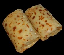 Блины с лососем и сливочным сыром