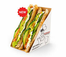 Сэндвич с лососем