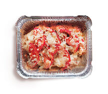 Потэйтос с курицей и сыром