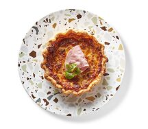 Киш с ветчиной и сыром