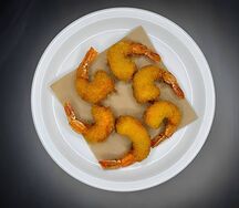 Креветки в кляре