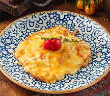 Куриные грудки, запеченные с сыром и овощами
