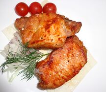 Шашлык из свиной корейки без кости