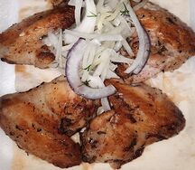 Шашлык из крылышек куриных