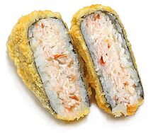 Онигири фри с копченой курицей