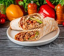 Шаурма с курицей грибная