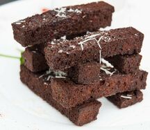 Хлебцы жареные в сырном соусе