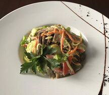 Салат с телячьим языком