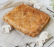 Пирог с курицей и грибами малый