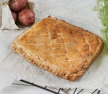 Пирог с картофелем средний