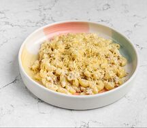 Ригати Болоньезе из индейки с сыром маасдам