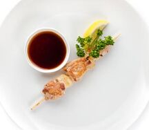 Шашлык из куриного филе
