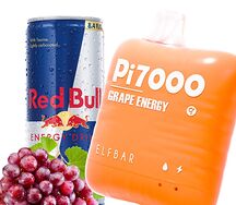 Elf Bar PI 7000 Grape energy