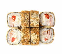 Темпура с креветкой и беконом