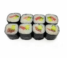 Маки с тунцом и огурцом