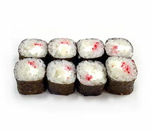 Маки с сыром и икрой