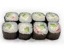 Маки крем краб и огурец