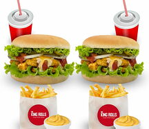 Комбо с Оригинальными Кинг бургерами для двоих