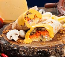 Шаурма Грибной пират с сыром