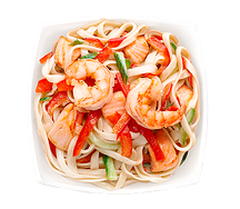 Wok удон морской