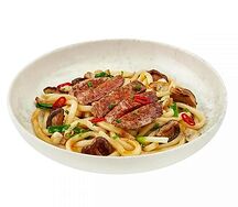 Wok удон с говядиной