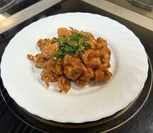 Острая курица в кисло-сладком соусе