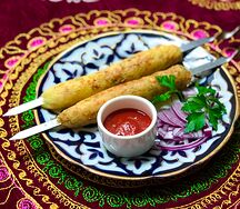 Люля-кебаб из картофеля