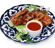 Куриные крылышки гриль