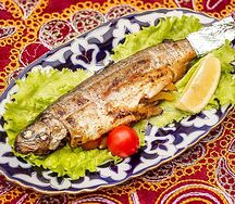 Форель радужная на гриле