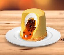 Муссовое пирожное манго-маракуйя