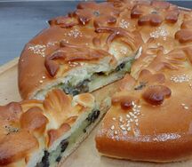 Пирог Картошка и грибы