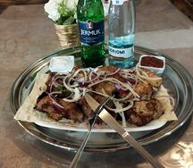 Шашлык из cвинoй шейки